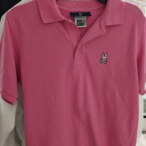 Psycho Bunny Bright Pink Short-Sleeve Polo